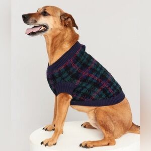 NWOT Old Navy Cozy Sweater Printed Sweater for Pets Size M
